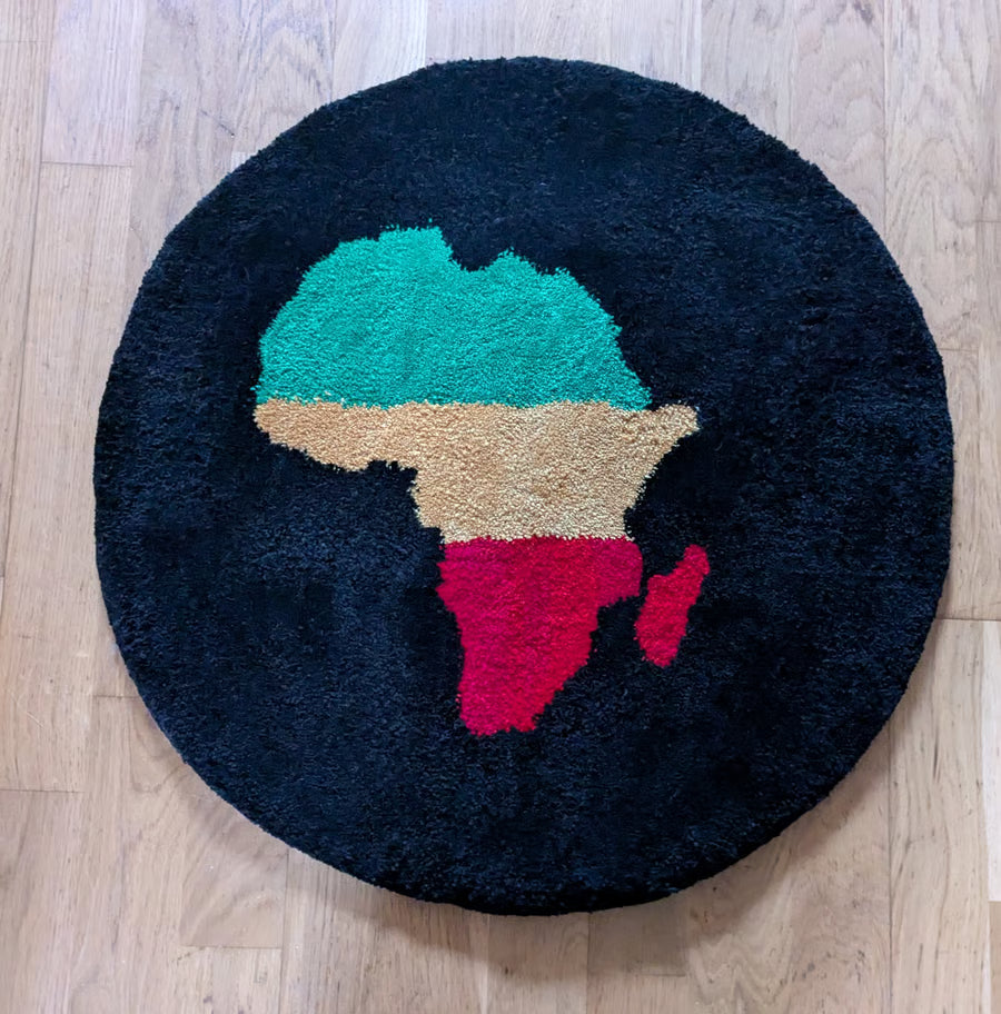 Map of Africa Rug
